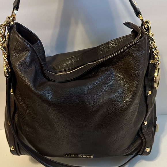 Michael Kors Brown  Leather Shoulder Bag - Picture 1 of 16